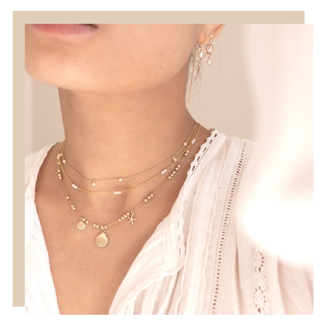 Seashell necklace trend shop