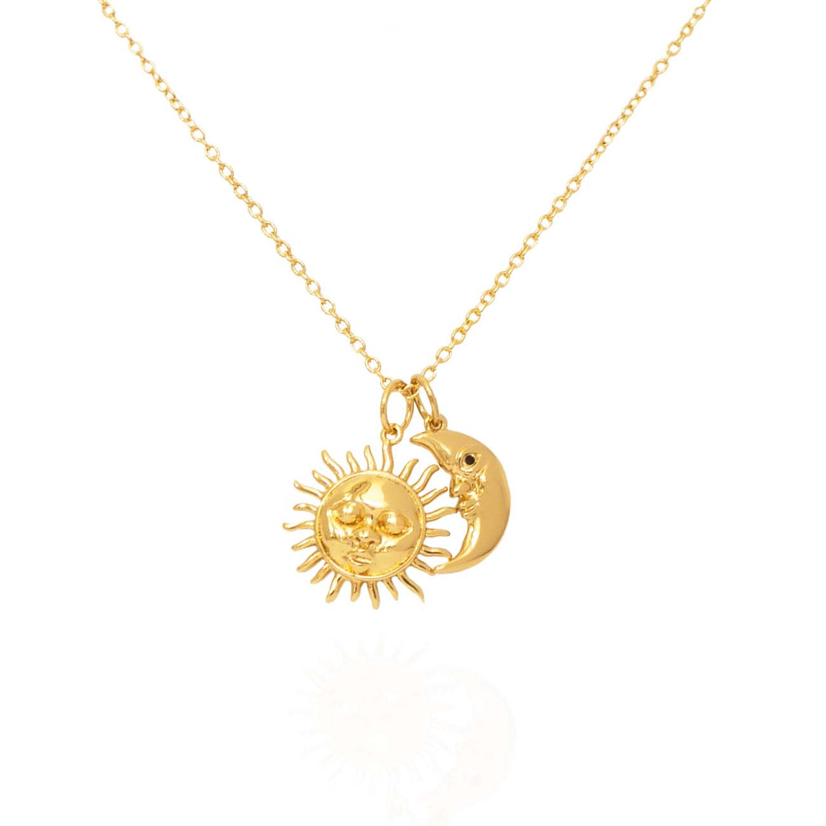 Sun and Moon Necklace