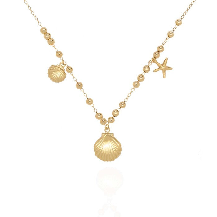 Seaside Treasure Seashell Necklace - Main Image