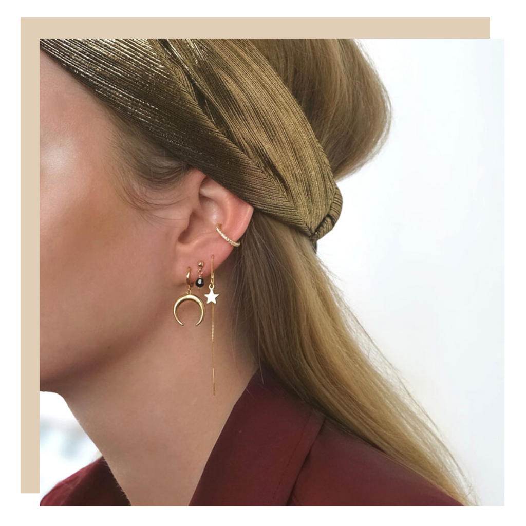 What are Sleeper Earrings, sleeper earrings on female
