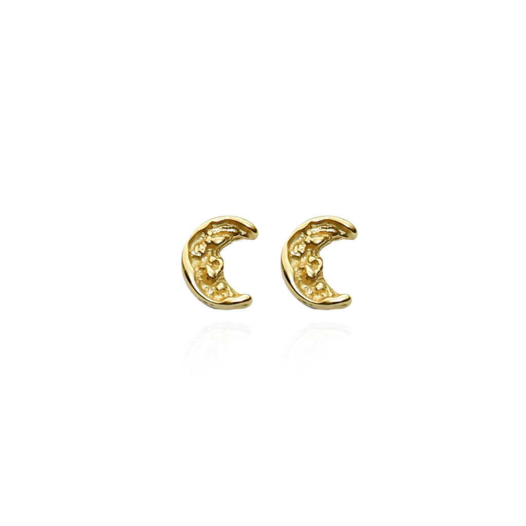  Crescent Moon gold Studs  buy online australia boho dainty jewellery