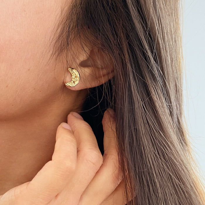 Moon earrings australia hot sale