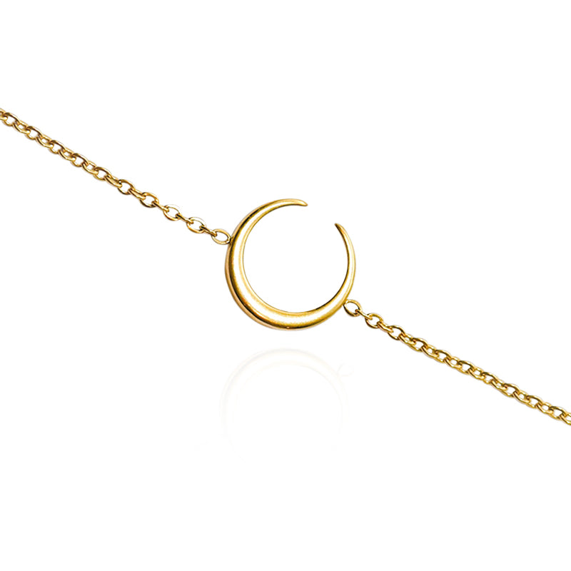 Everlasting Luna Bracelet crescent moon gold chain bracelet buy online australia boho dainty jewellery