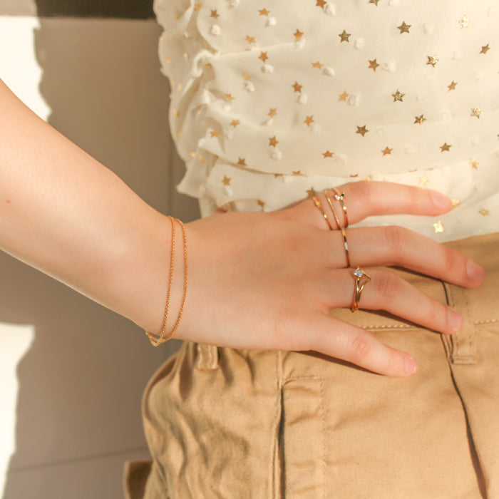 Milky Way Bracelet double thin gold chain buy online australia boho female body jewellery