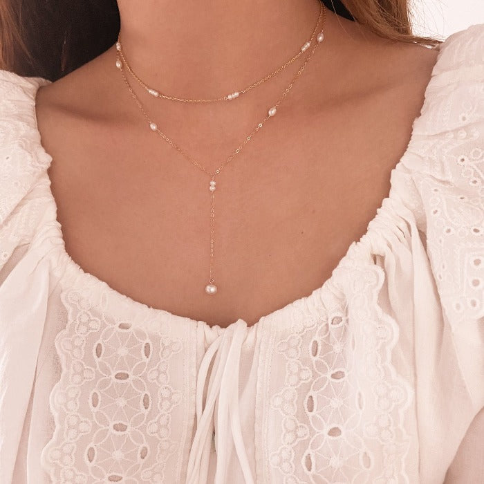 pearl necklace layer