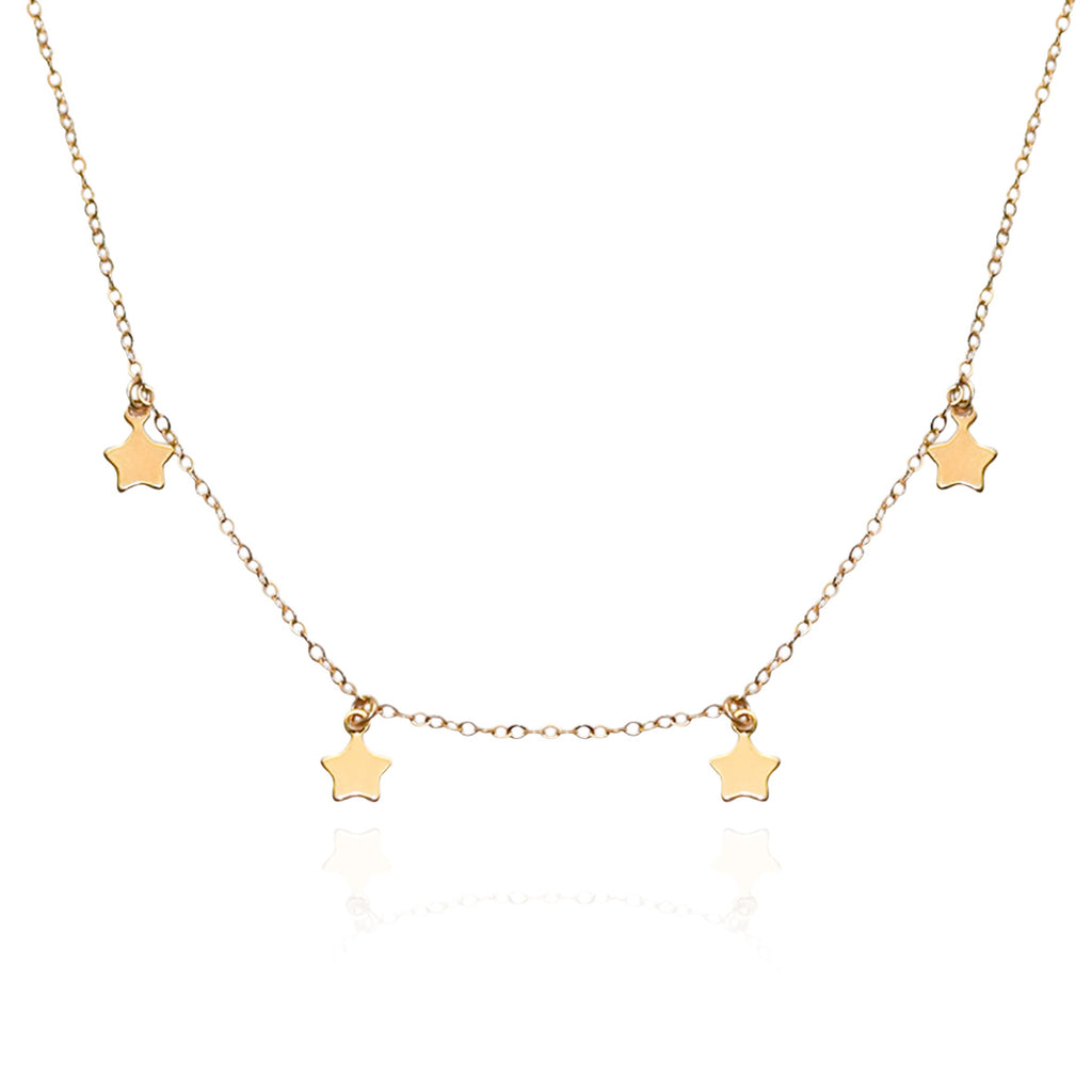 Stellar Necklace star necklace gold chain