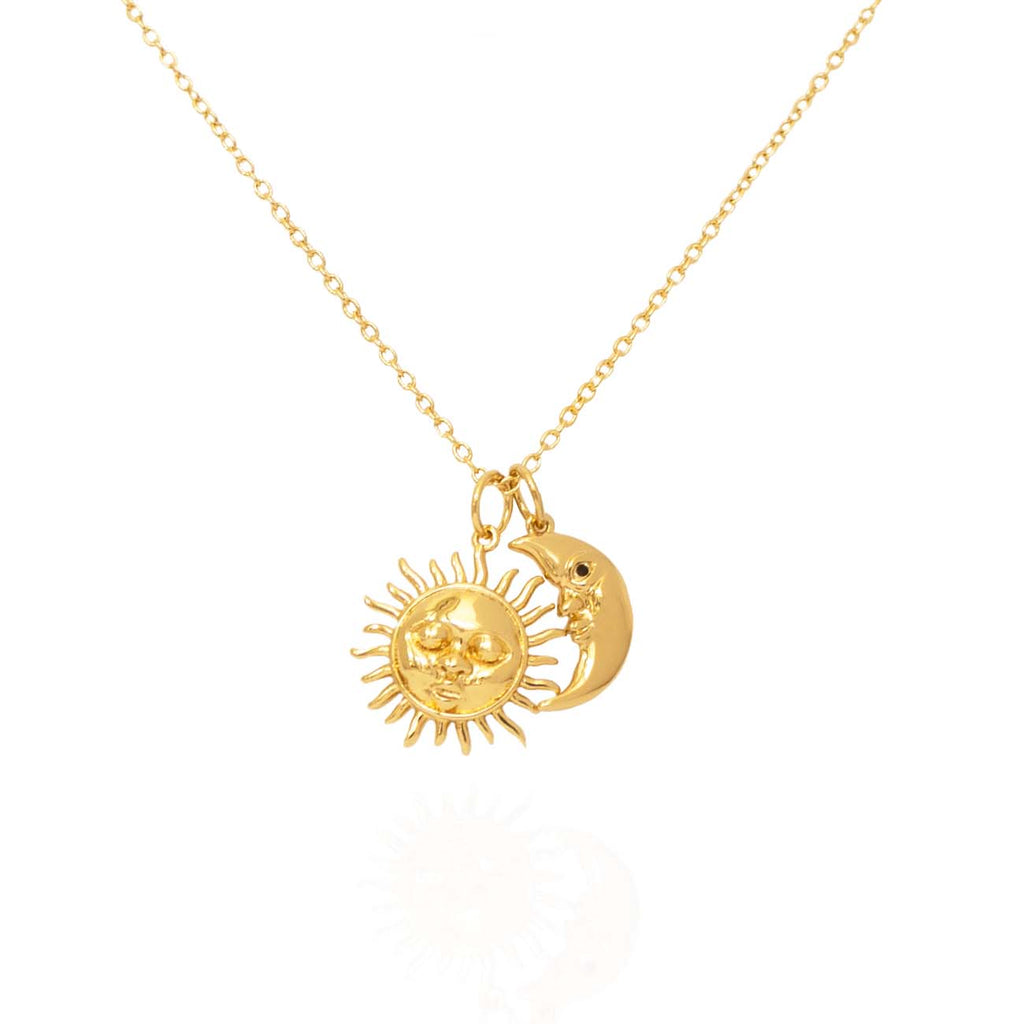 Sun and Moon Necklace Boho Australian Jewellery