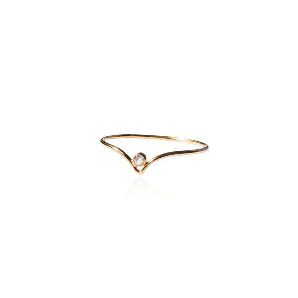 Venus Ring gold stacking rings buy online australia boho dainty jewellery