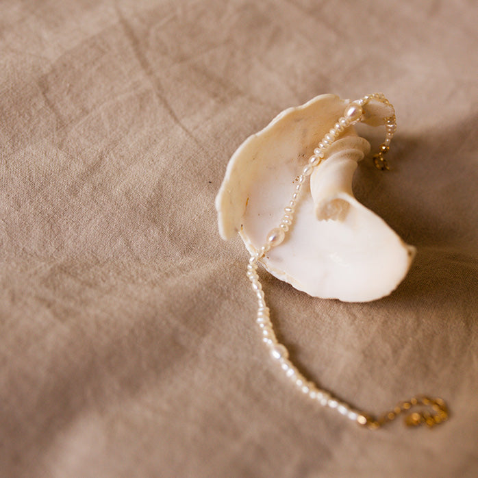 freshwater pearl bracelet wrap dainty jewellery