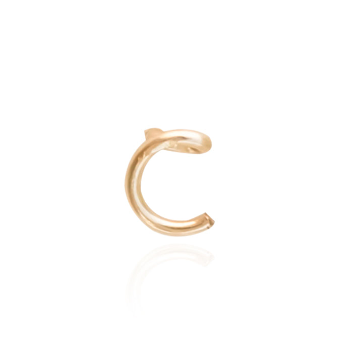 The letter "c" personalised stud for a personalised gift gold stud 14k gold filled